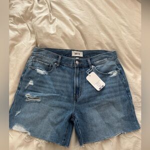 NWT distressed denim shorts - Large